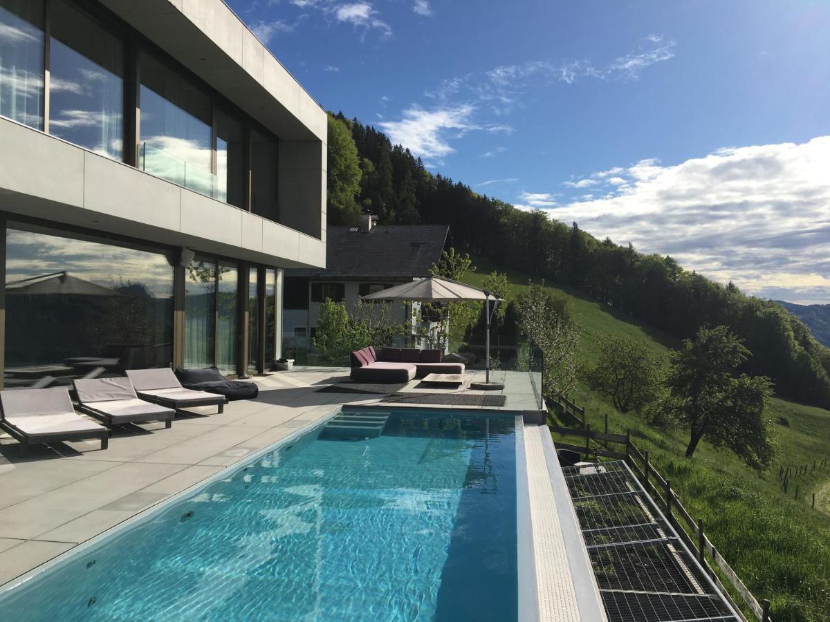 Attersee Luxury Design Villa With Dream Views, Large Pool And Sauna Nussdorf am Attersee Ngoại thất bức ảnh