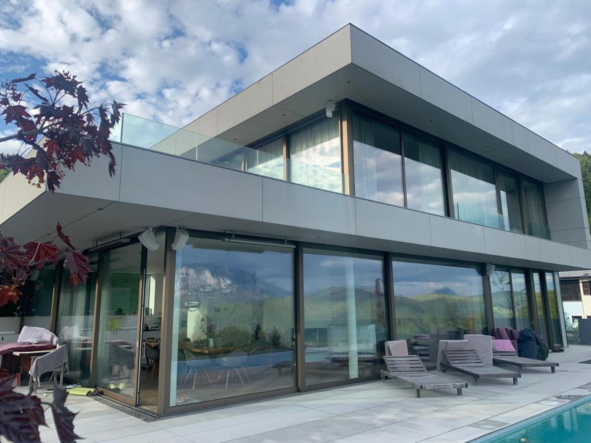 Attersee Luxury Design Villa With Dream Views, Large Pool And Sauna Nussdorf am Attersee Ngoại thất bức ảnh