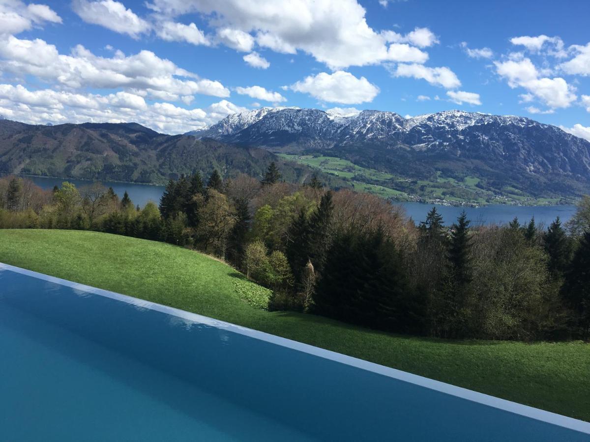 Attersee Luxury Design Villa With Dream Views, Large Pool And Sauna Nussdorf am Attersee Ngoại thất bức ảnh